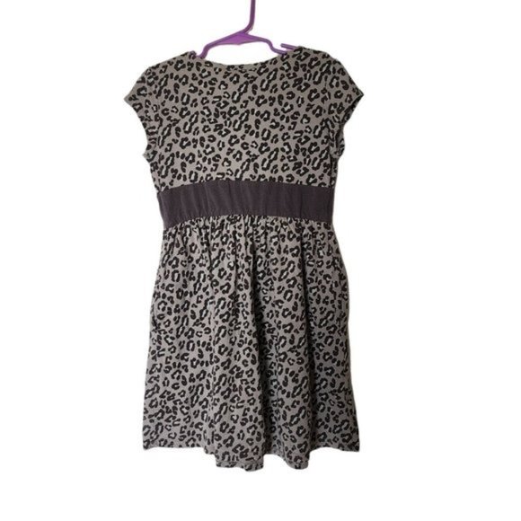 American Girl Sweet Savannah‎ Tan Leopard Print Dress size 10 Girls Ruffle - Picture 6 of 7